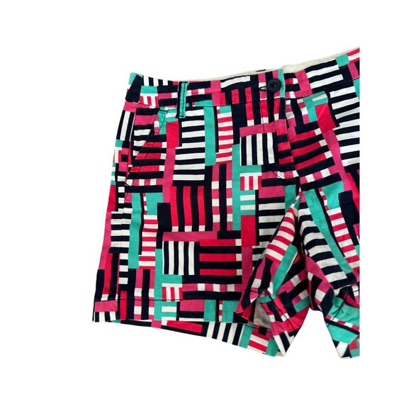 CROWN & IVY Sailing Print Striped Shorts Size 8 - Picture 7 of 8